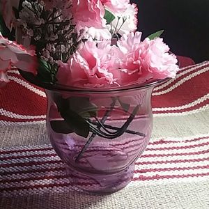 Lilac colored vase
